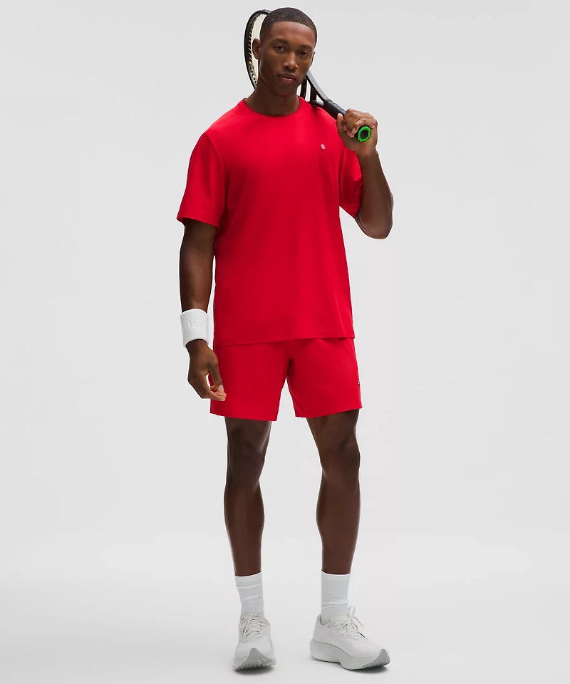Striped Mesh Tennis Short 7" | Men's Shorts