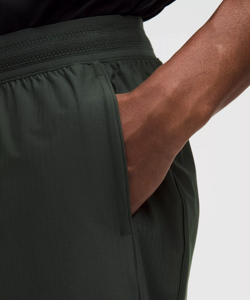 Striped Mesh Tennis Short 7"