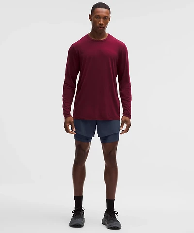 Perforated Lined Running Short 5"