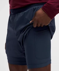 Perforated Lined Running Short 5"