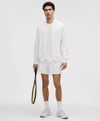 Mesh-Panelled Tennis Short 5"