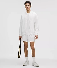 Mesh-Panelled Tennis Short 5"