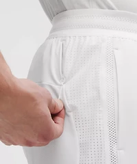 Mesh-Panelled Tennis Short 7"