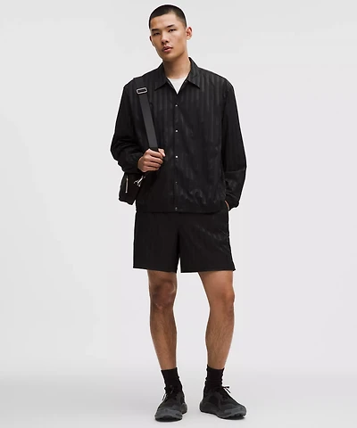 Satin Stripe Linerless Short 7"