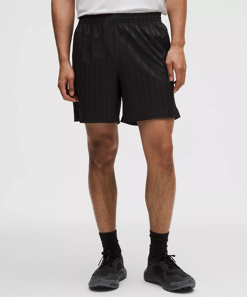 Satin Stripe Linerless Short 7"