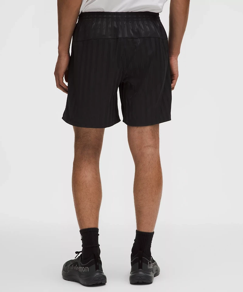 Satin Stripe Linerless Short 7"