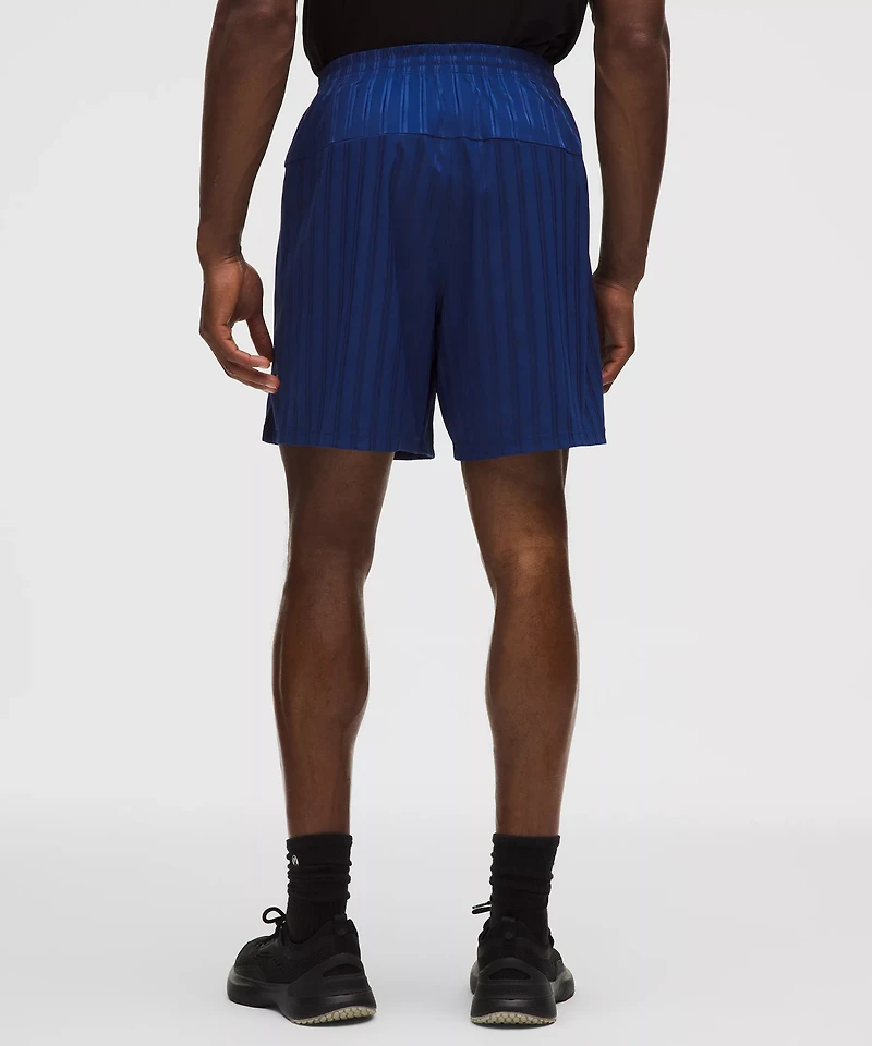 Satin Stripe Linerless Short 7"