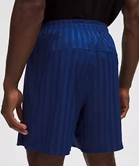 Satin Stripe Linerless Short 7"