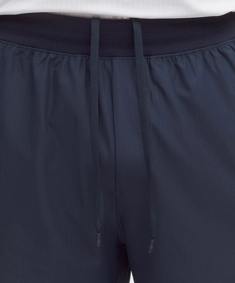 Striped Mesh Tennis Short 5"