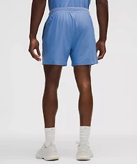Striped Mesh Tennis Short 5"