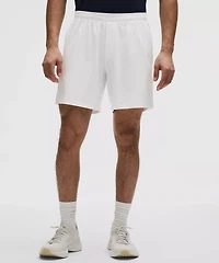 Striped Mesh Tennis Short 7"