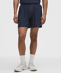 Striped Mesh Tennis Short 7"