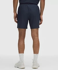 Striped Mesh Tennis Short 7"