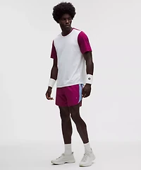 Lightweight Mesh-Pannelled Tennis Short 7"