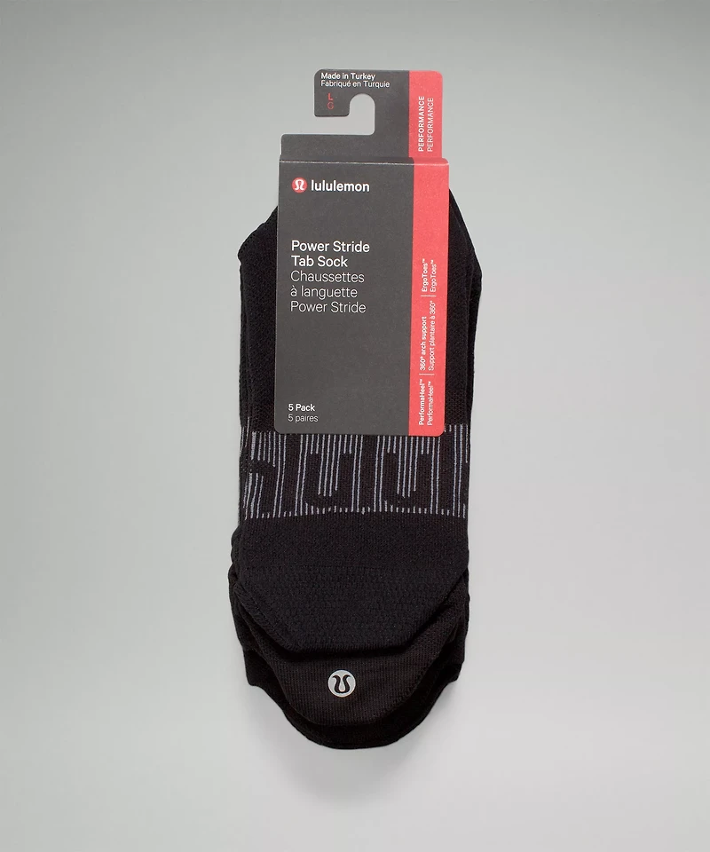 Men's Power Stride Tab Socks *5 Pack