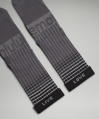 Men's Power Stride Crew Socks *Reflective |