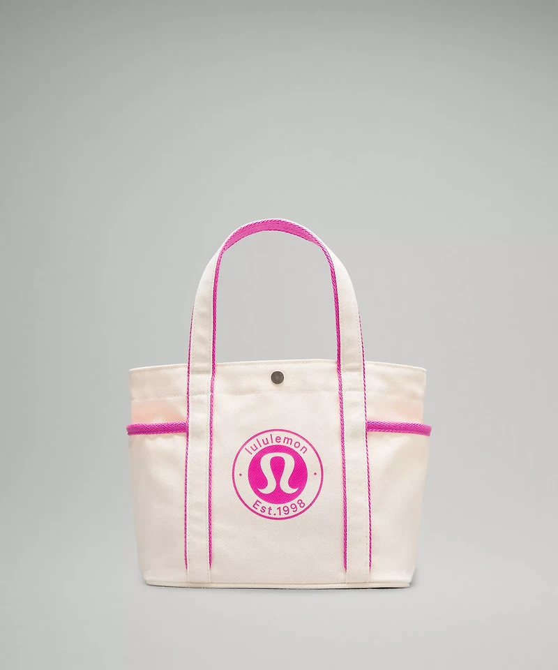 Daily Multi-Pocket Mini Canvas Tote Bag 6.5L