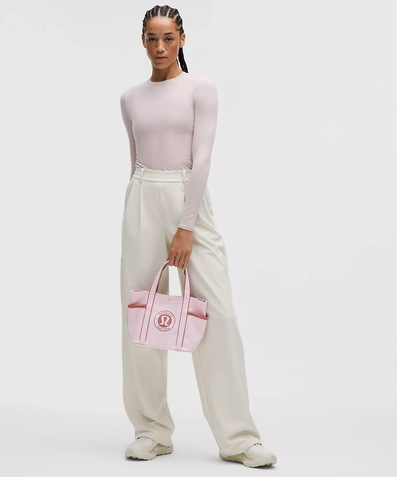 Daily Multi-Pocket Mini Canvas Tote Bag 6.5L