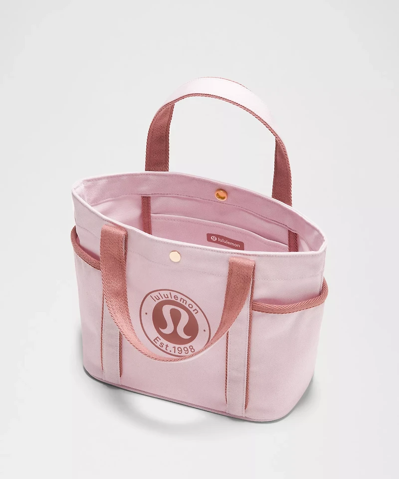 Daily Multi-Pocket Mini Canvas Tote Bag 6.5L