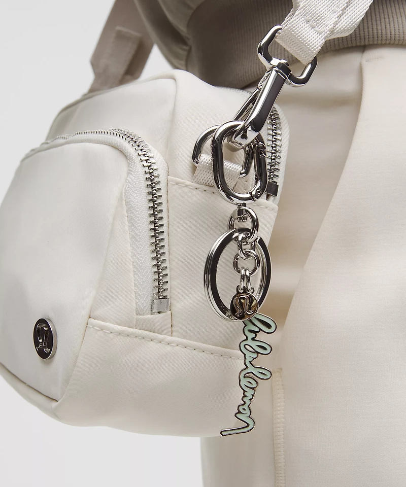 Metal Script Keychain | Men's Bags,Purses,Wallets