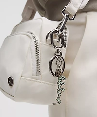Metal Script Keychain | Men's Bags,Purses,Wallets
