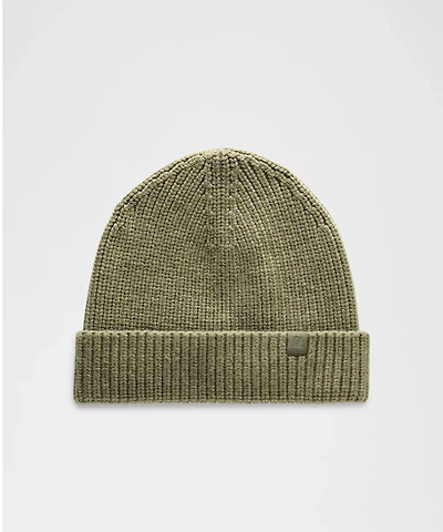 Close-Fit Wool-Blend Ribbed Knit Beanie | Men's Hats