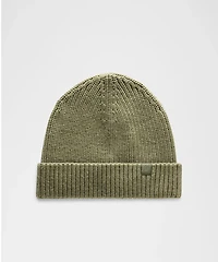 Close-Fit Wool-Blend Ribbed Knit Beanie | Men's Hats
