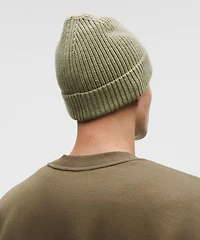 Close-Fit Wool-Blend Ribbed Knit Beanie | Men's Hats