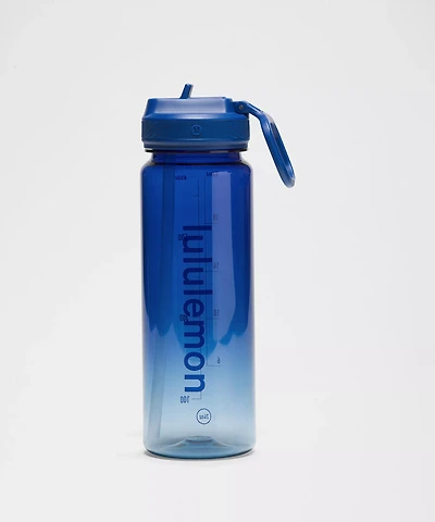 Back to Life Clear Bottle 24oz *Straw Lid | Men's Water Bottles