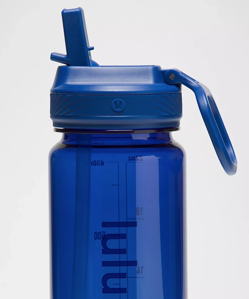 Back to Life Clear Bottle 24oz *Straw Lid | Men's Water Bottles