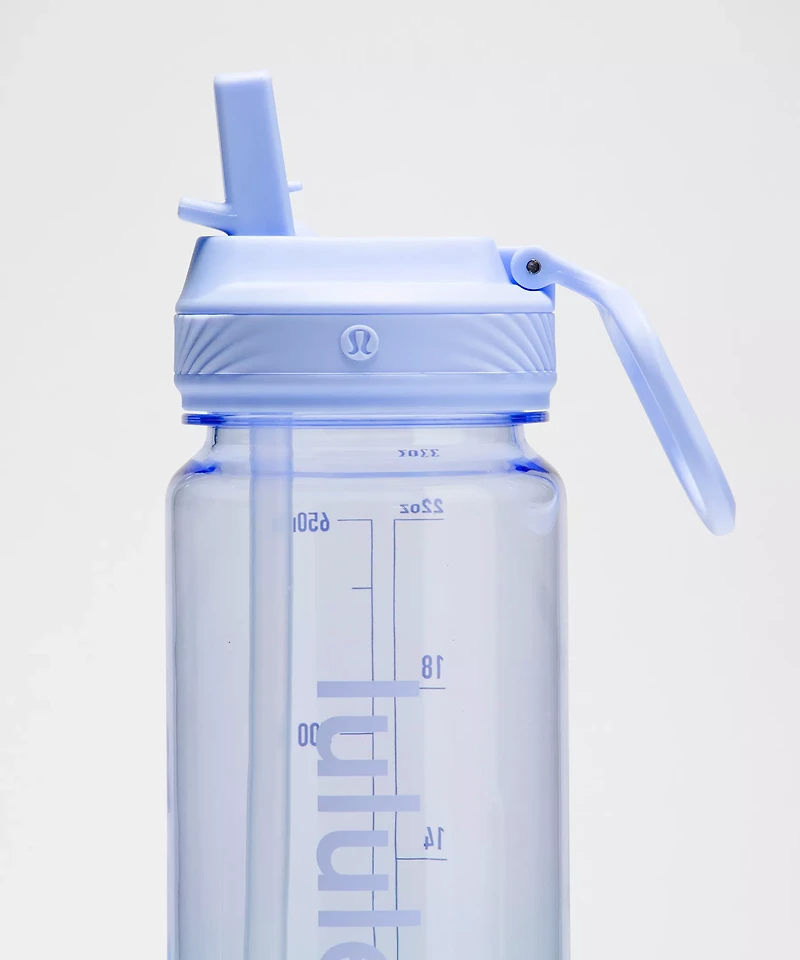 Back to Life Clear Bottle 24oz *Straw Lid | Men's Water Bottles