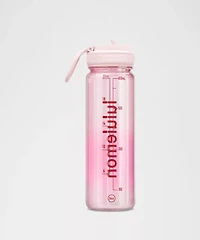 Back to Life Clear Bottle 24oz *Straw Lid