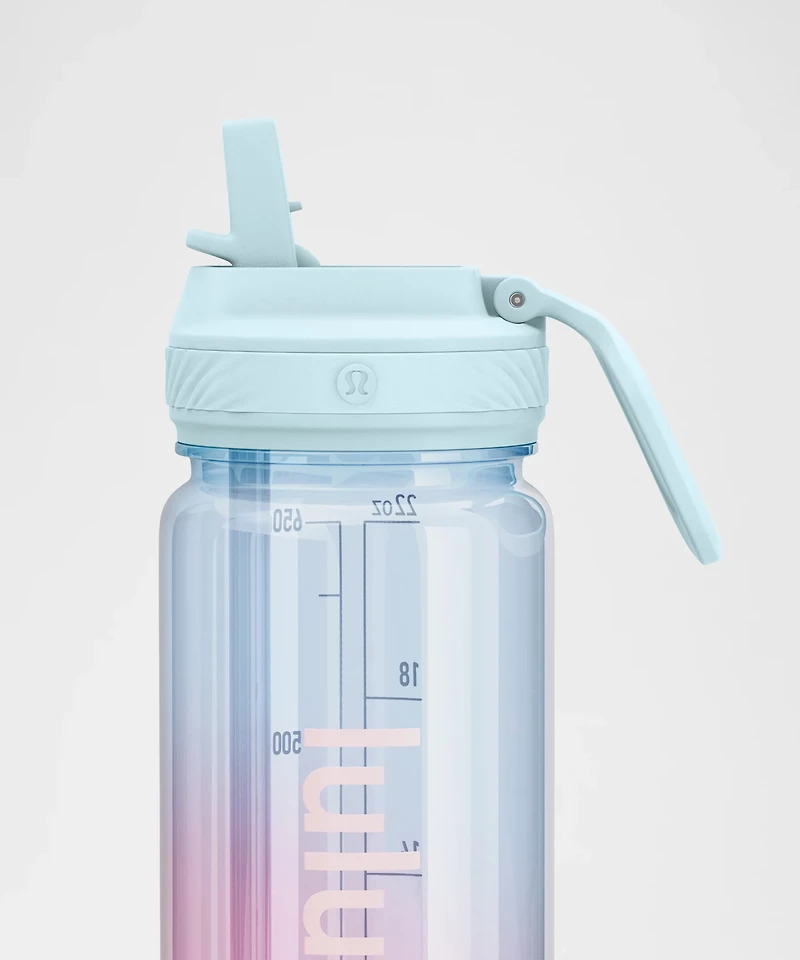 Back to Life Clear Bottle 24oz *Straw Lid