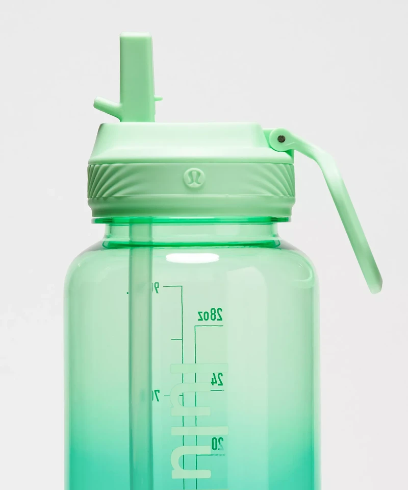 Back to Life Clear Bottle 32oz *Straw Lid | Men's Water Bottles