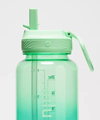 Back to Life Clear Bottle 32oz *Straw Lid | Men's Water Bottles