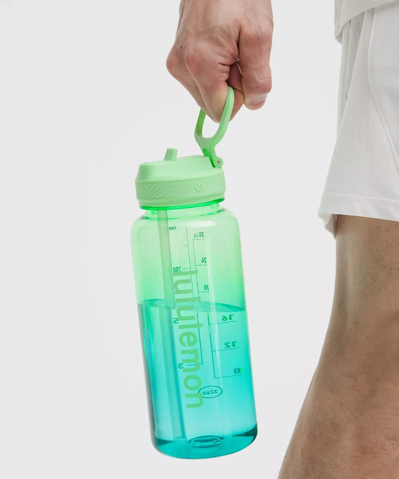 Back to Life Clear Bottle 32oz *Straw Lid | Men's Water Bottles