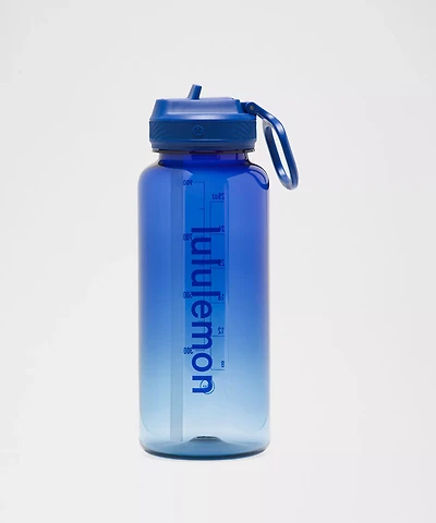 Back to Life Clear Bottle 32oz *Straw Lid | Men's Water Bottles