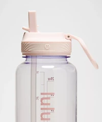 Back to Life Clear Bottle 32oz *Straw Lid | Men's Water Bottles