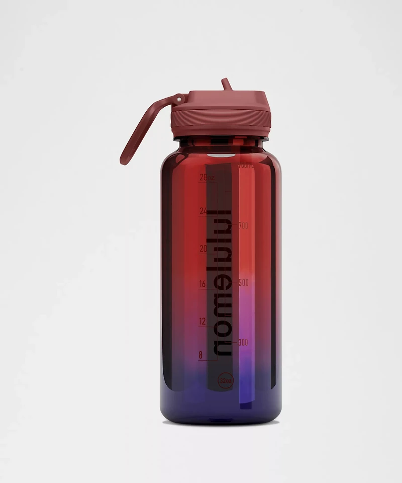 Back to Life Clear Bottle 32oz *Straw Lid | Men's Water Bottles