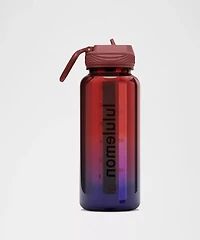 Back to Life Clear Bottle 32oz *Straw Lid | Men's Water Bottles