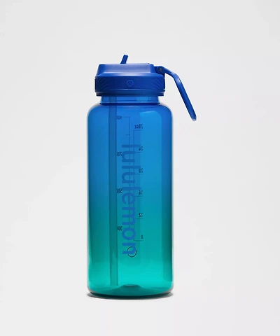 Back to Life Clear Bottle 32oz *Straw Lid | Men's Water Bottles