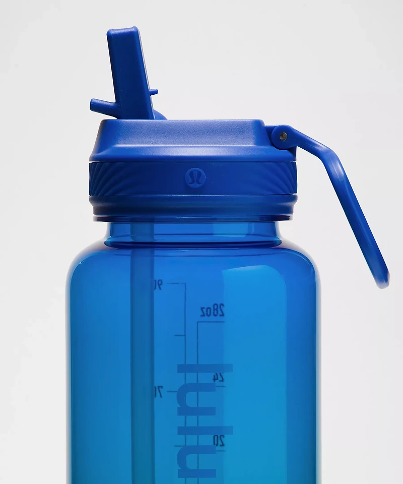 Back to Life Clear Bottle 32oz *Straw Lid | Men's Water Bottles