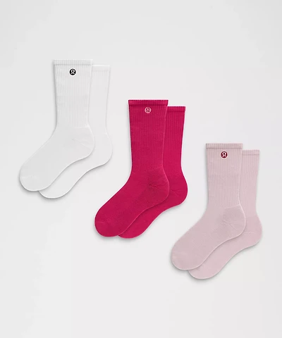 Unisex Daily Essential Crew Socks *3 Pack | Men's