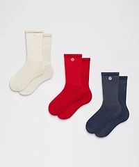 Unisex Daily Essential Crew Socks *3 Pack