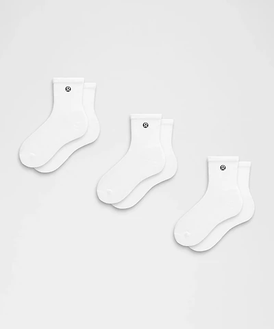 Unisex Daily Essential Quarter Socks *3 Pack | Men's