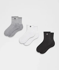 Unisex Daily Essential Quarter Socks *3 Pack | Men's