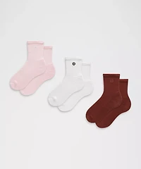 Unisex Daily Essential Quarter Socks *3 Pack