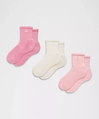 Unisex Daily Essential Quarter Socks *3 Pack