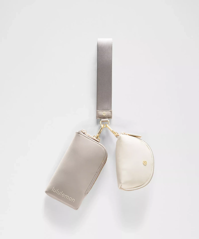 Dual Pouch Wristlet *Wallet