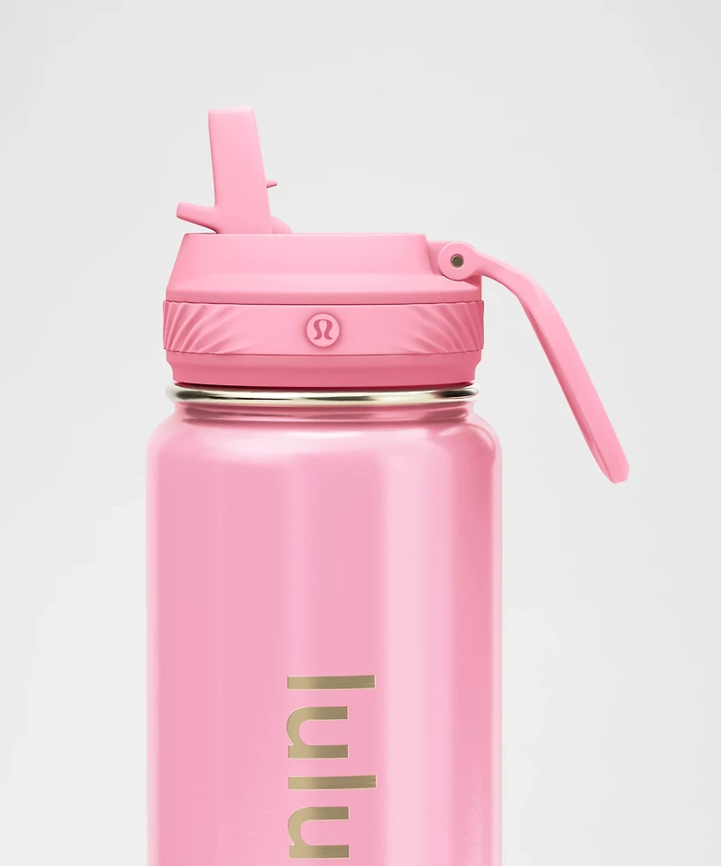 Back to Life Sport Bottle 24oz Straw Lid *Shine